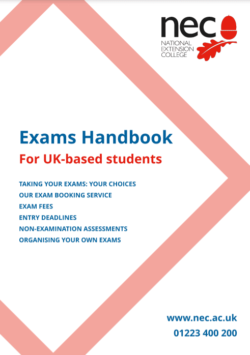 Exams handbook cover