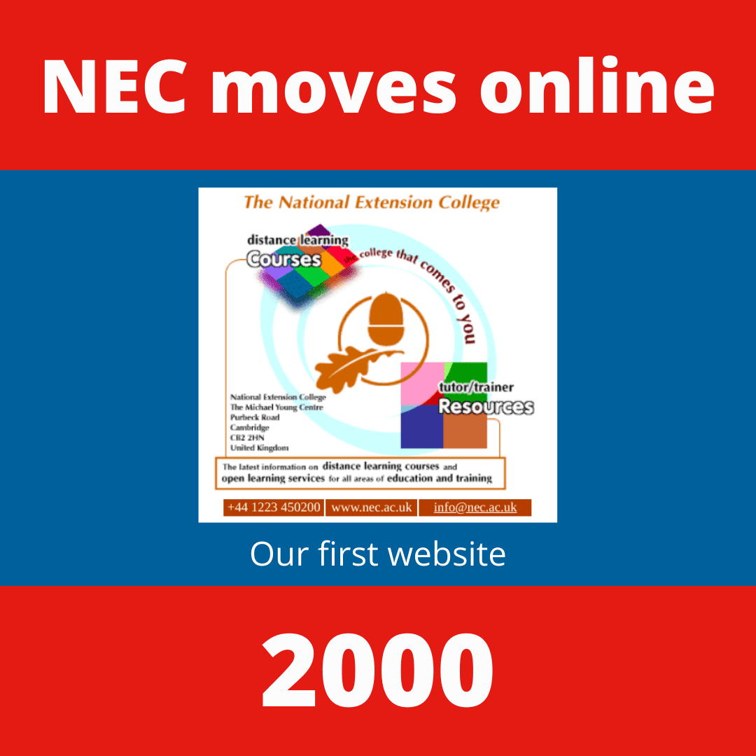 NEC moves online